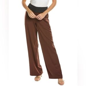 NWT Revolve WeWoreWhat Low Rise V Pant in Cacao/Black